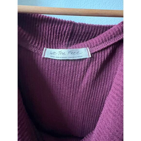 Free people We the Free snow bunny sweater women's small - Picture 3 of 4